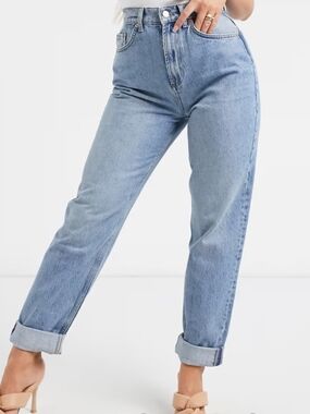 ASOS High-Waist Light Blue Women’s Mom Jeans